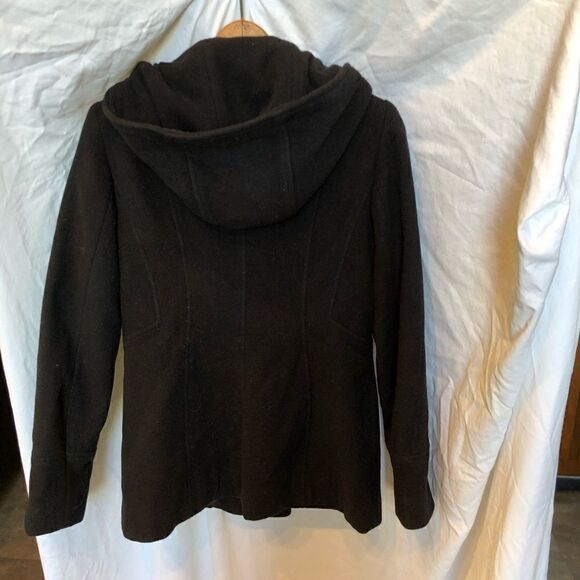 Anne Klein Pea Coat Black Size Small - Picture 2 of 7